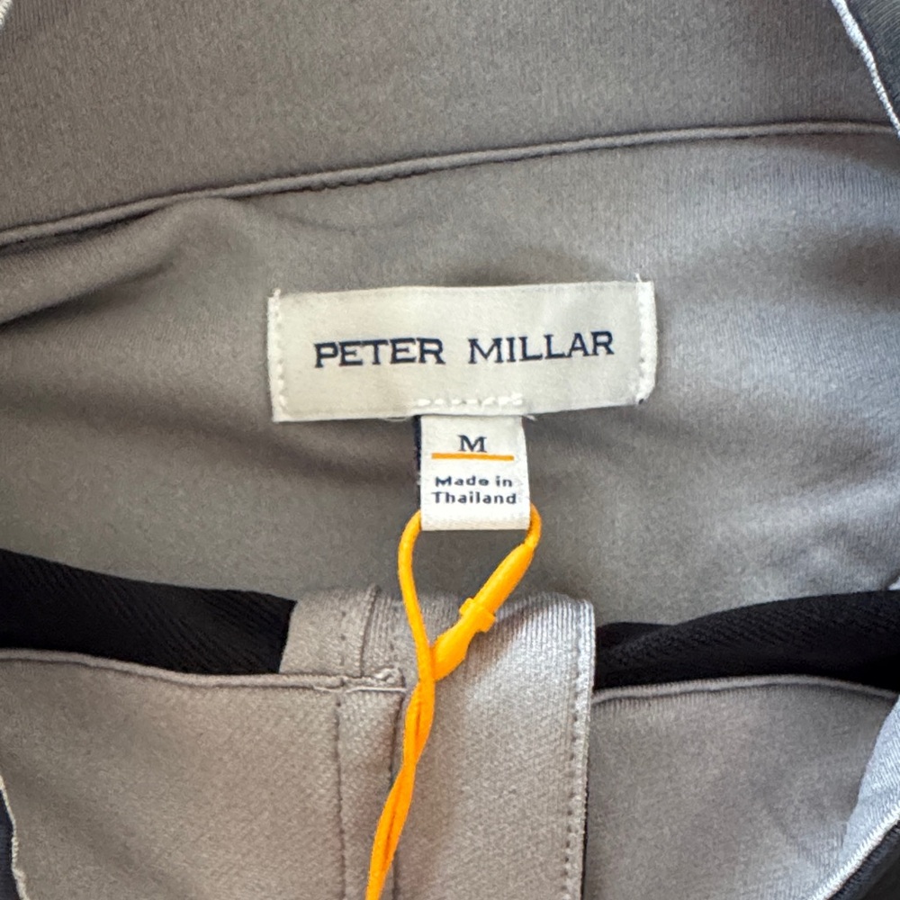 Peter Millar Black Performance Quarter-Zip Pullover - Picture 4 of 6